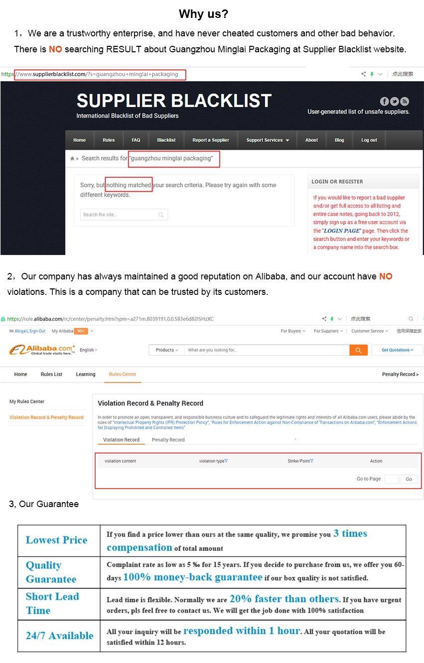 why us Minglai Packaging